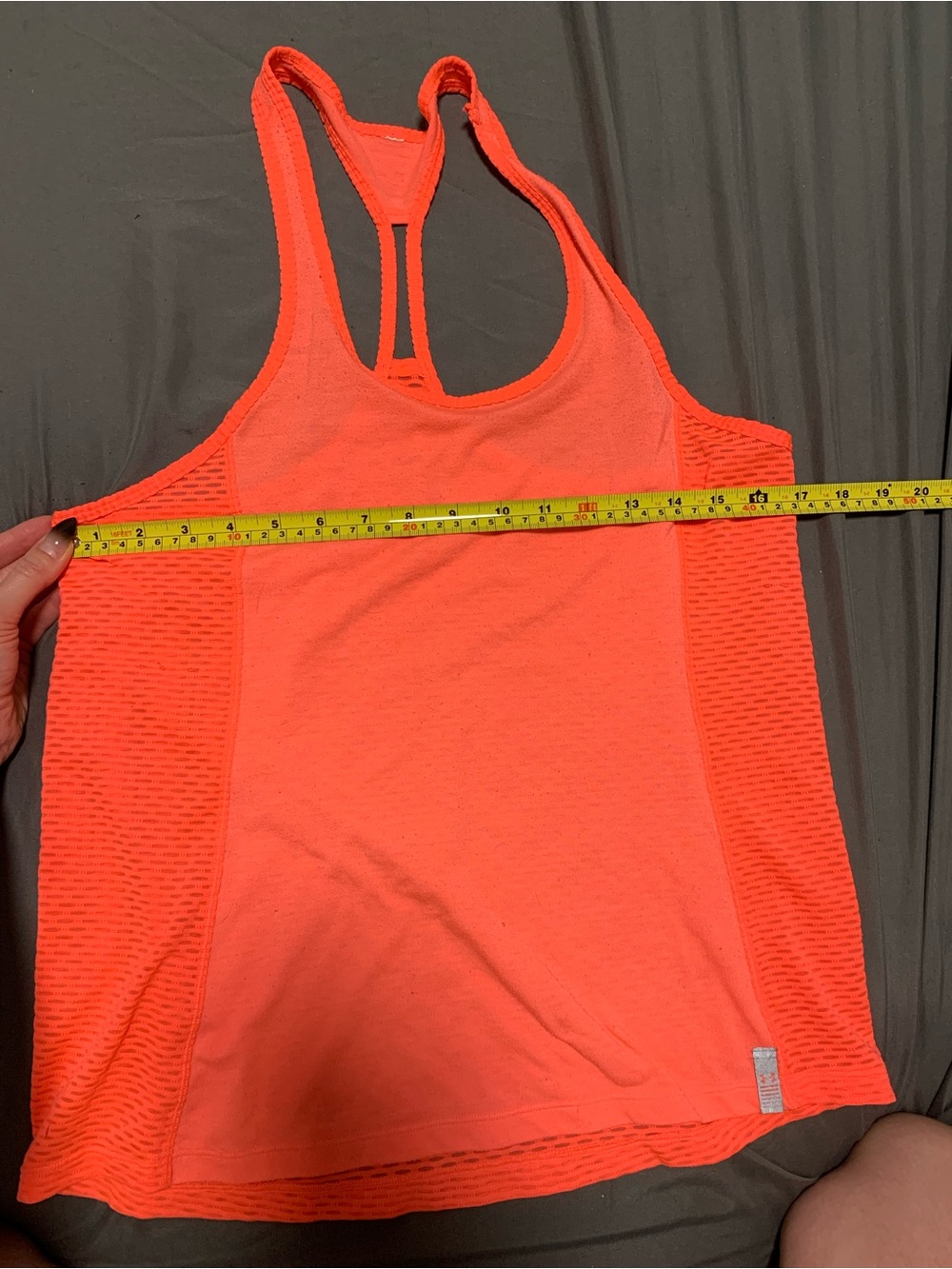 Under Armour Neon Orange Athletic Tank